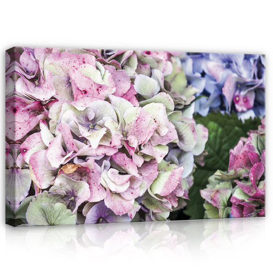 Pastel flowers Canvas Schilderij PP12045O4