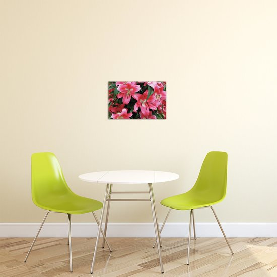 Red Lilies Canvas Schilderij PP20027O4