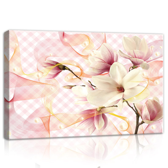 Delicate Magnolia Canvas Schilderij PP10124O4