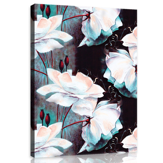 floral pattern Canvas Schilderij PP10031O4